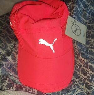 Puma Women Bright Red Hat